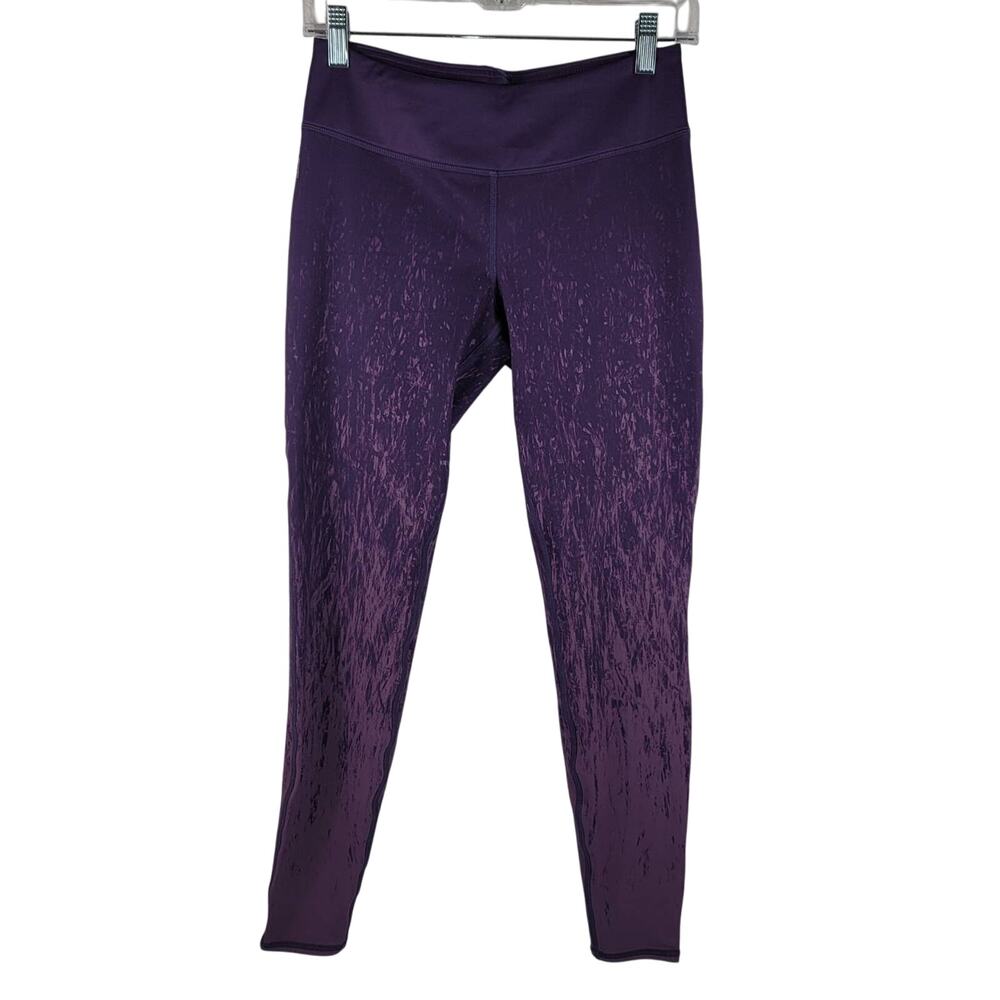 Hylete Women's Athletic Hiking Workout Active Wear Purple Leggings M